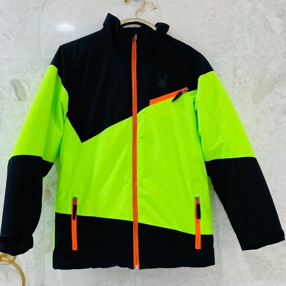 Spyder Other - SPYDER {18} Boys Ski Snowboard Jacket Black Yellow
